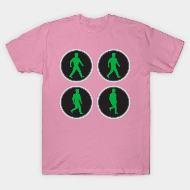 

T Shirt Women s Traffic Light Man Walk Cycle Sequence Harajuku Print Kawaii Tshirt Summer Short Sleeve Female T-Shirt Top Tee B Practical Use S розовый