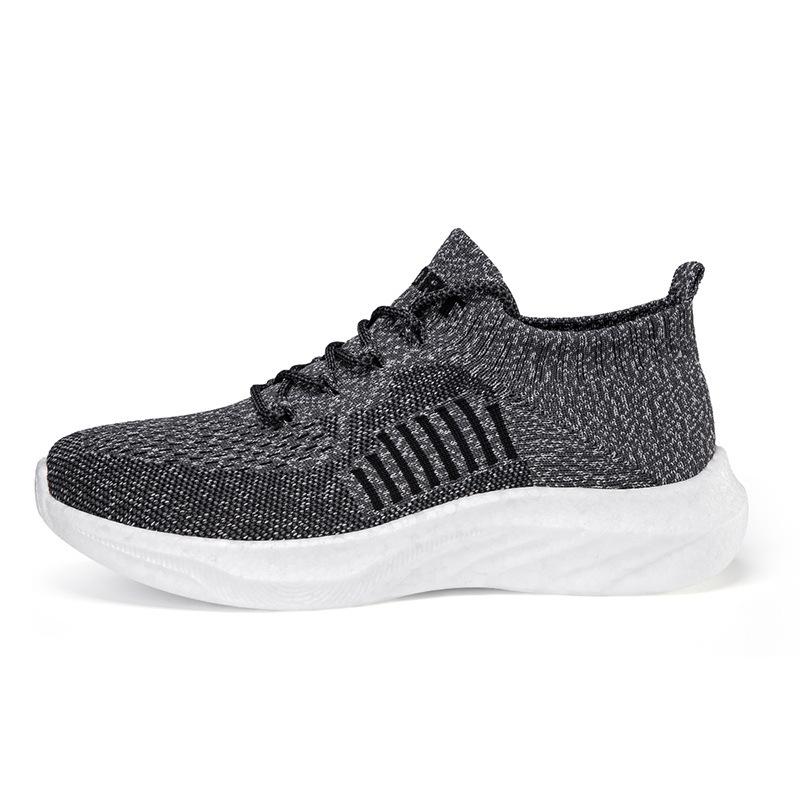 New fly-woven shoes mesh breathable men's shoes soft sole comfortable and lightweight casual shoes women's shoes