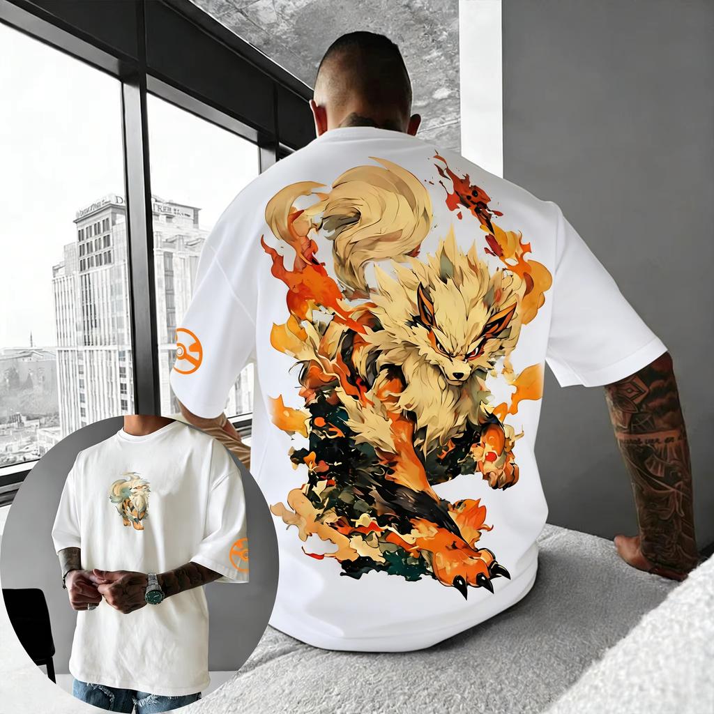 2026 Summer Hot Sale Pokémon Anime Graphic T Shirts Y2K Unisex Casual Outdoor Cotton T-shirt Breathable and Comfortable Clothes