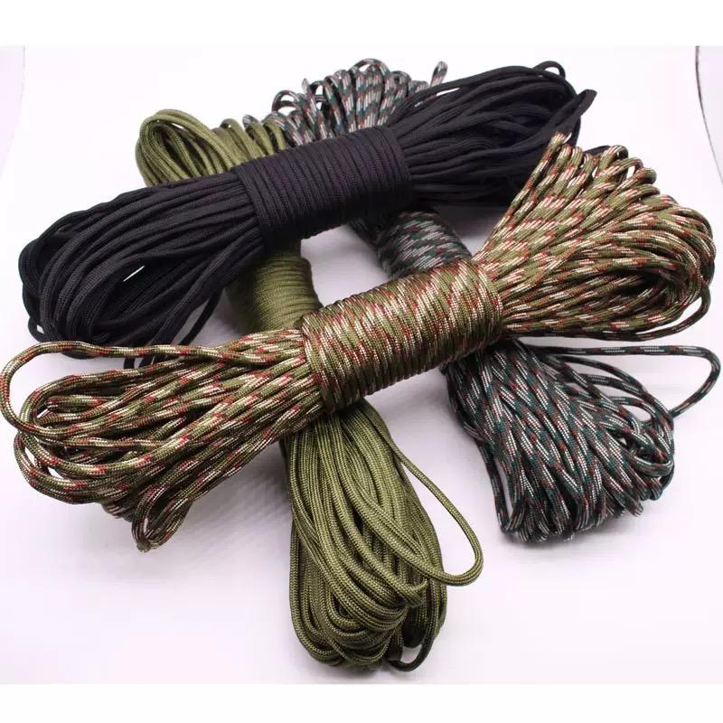 Economic 31 Meters DIY Paracord For Jewelry Keychain Making 5mm Flat Rope 4 Colors Available Outdoor Climbing Rescue Thread