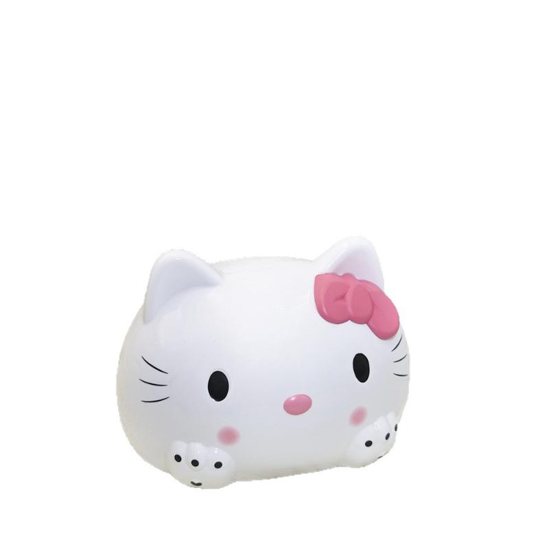 Sanrio Hello Kitty Cartoon Cute Tissue Box Creative Kawaii Living Room Dining Room Bedroom Decoration Car Toilet Paper Box Gift