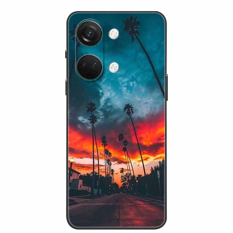 For One Plus Nord3 5G Case Silicone Painted Soft Protective Covers for OnePlus Nord 3 5G Phone Cases 1+ Nord3 TPU Coques Marble
