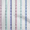 oneOone Cotton Flex Medium Blue Fabric Geometrical Stripes Sewing Craft Projects Fabric Prints By Yard 40 Inch