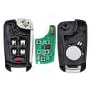 5 Button Folding Flip Remote Key for Chevrolet Camaro Cruze Equinox Impala Spark Sonic Volt 315Mhz/433Mhz ID46 Chip Uncut Blade