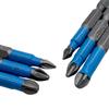 Hex Shank Non-slip Screwdriver Bits Set - 6pcs, Strong Magnetic, 50mm, Phillips, Blue Skin Packaging.