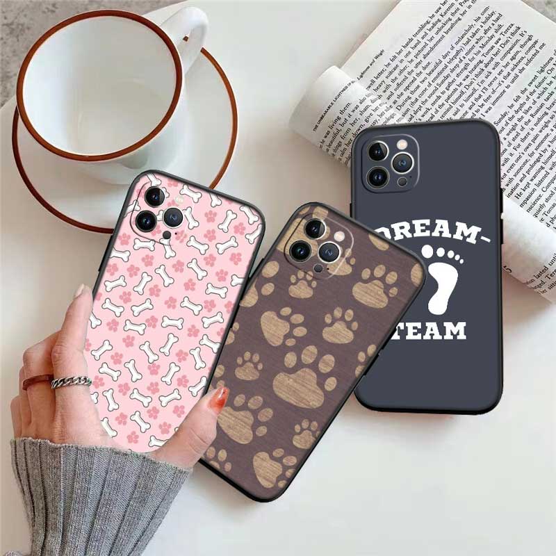 NH19 dog footprint Paw New High-End Shell Phone Case for Xiaomi Poco C40 C50 C51 C55 C65 C71 C75 F3 F5 F6 F7 M2 M3 Pro Ultra