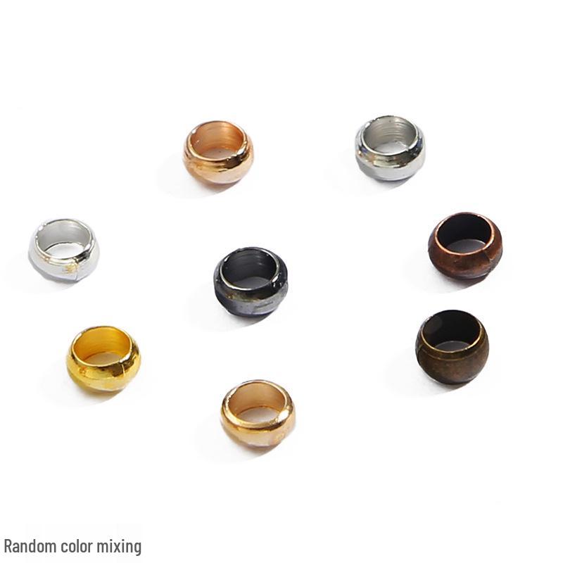 Siebenfarbige Kupfer-Positionierungsperlen für DIY-Schmuck & Armbandverschlüsse