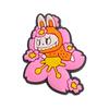 Adorable Cartoon Labubu Clog Shoe Charms - PVC Decoration & Flower Accessories