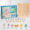 Shark Wooden Fun Dolphin Marine Creature Shape Logic Training Board Game