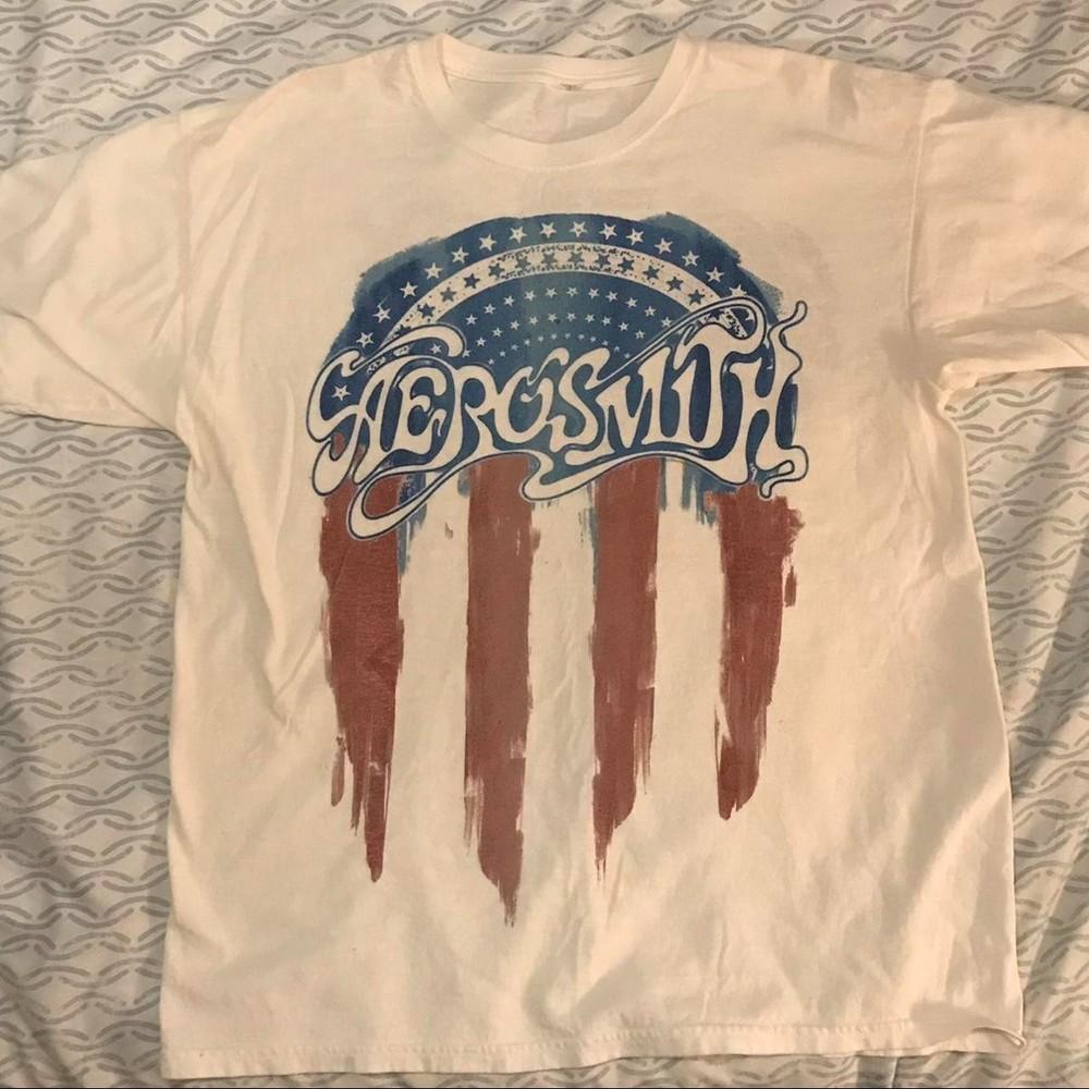 Gildan Shirts Aerosmith Band Short Sleeve Unisex S to 5XL MQ562 Unisex T-Shirt L