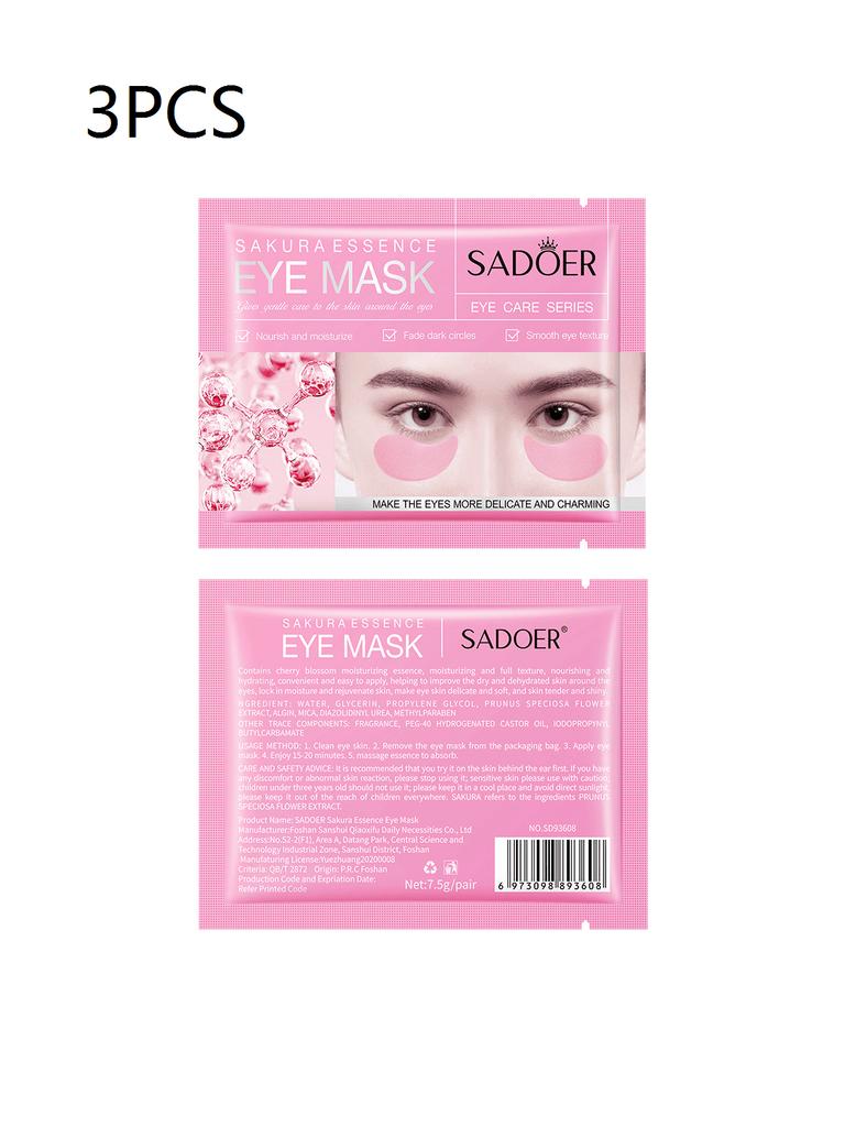 Sakura Eye Mask Hydrating Anti Aging Under Eye Patches Reduce Dark Circles and Puffiness for Refreshed Look