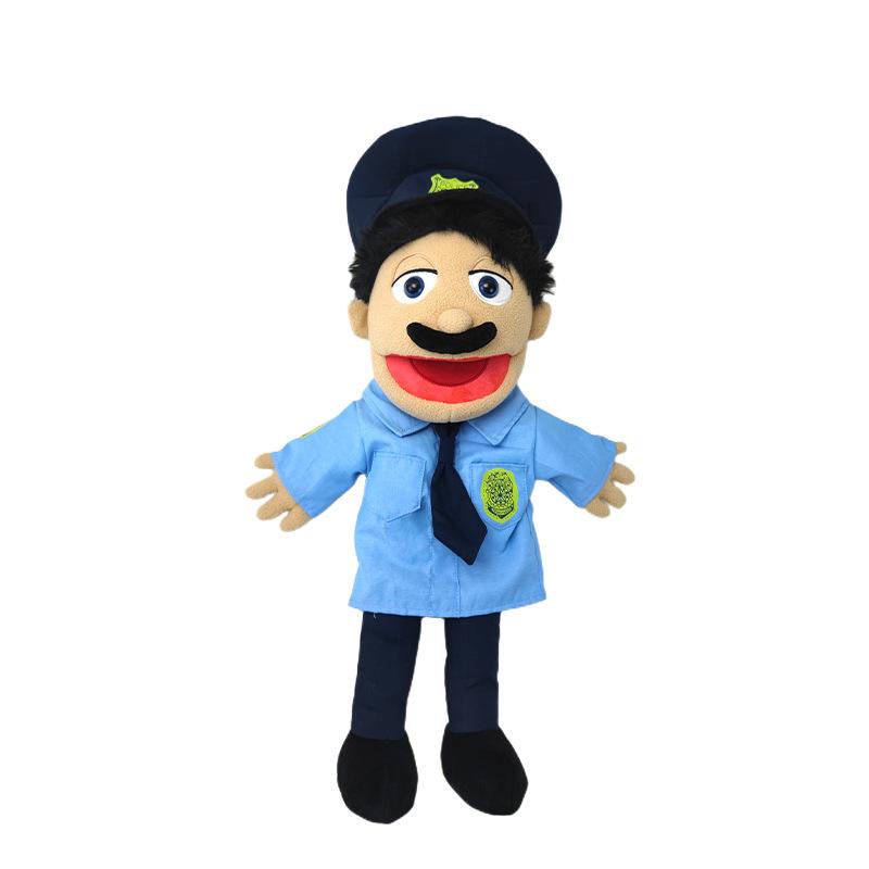 60cm Jeffy Hand Puppet Plush Children Soft Doll Talk Show Party Props Christmas Doll Plush Toys Puppet Kids Gift