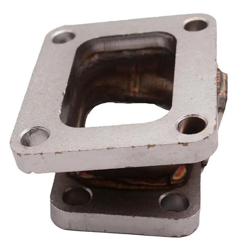Stainless Steel 15 Degree Turbo Exhaust Manifold Flange Adapter Fitting for T3 T4 Turbo Auto Parts