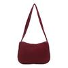 Simple and Retro Casual Large-capacity Underarm Bag, Hand-held Single-shoulder Handbag for Women