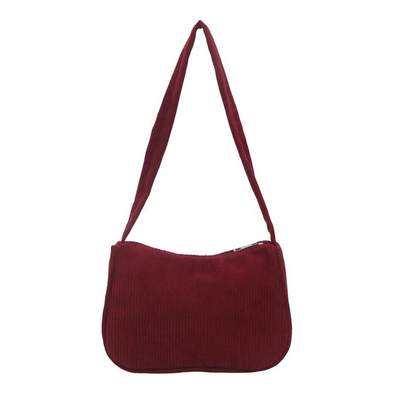 Simple and Retro Casual Large-capacity Underarm Bag, Hand-held Single-shoulder Handbag for Women