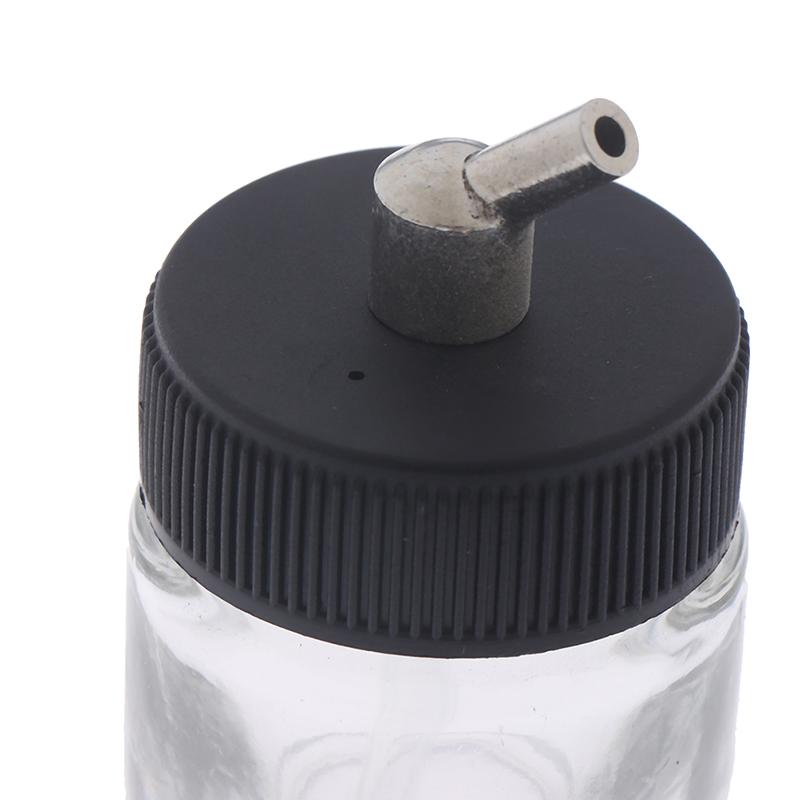 22Cc Airbrush Paint Glass Bottle Jar Suction Lid Spray Pot Drawing Nail Art Tool