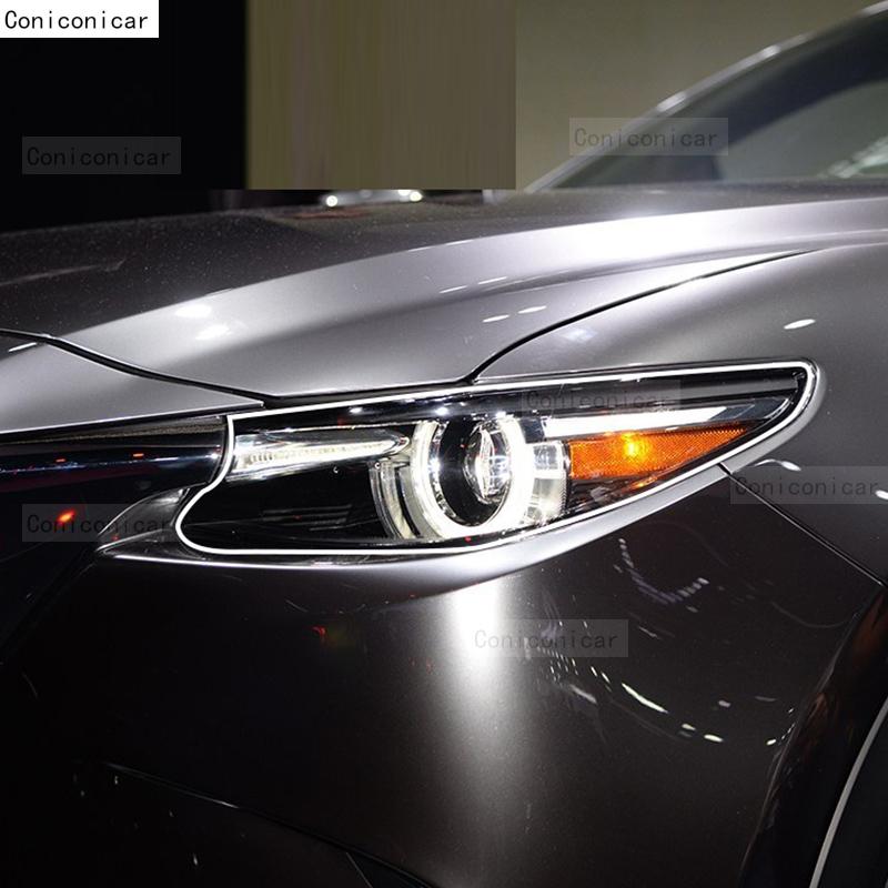 For MAZDA CX-9 2016-2024 2023 Car Headlight Transparent TPU Protective Cover Film Front Light Tint Change Color Sticker