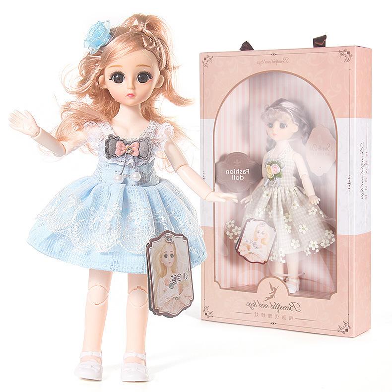 Boxed Girls Doll Gift Box Set Girls Toy Dress Up Princess Doll Doll