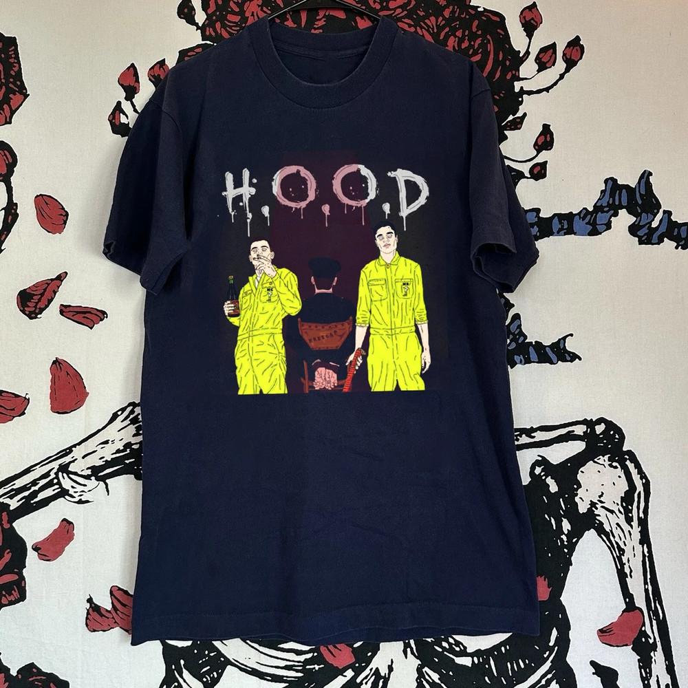 

Kneecap Band H.O.O.D Album Shipped From USA T Shirt Full Size S-5XL Unisex T-Shirt S