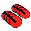 8 Pcs Fishing Lure Wraps Covers Oxford Fabric Fish Hook Bait Storage Protectors for Fishing Rod Red
