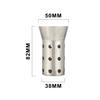 Exhaust Pipe Exhaust System DB Killer Catalyst Motorbike Exhaust Muffler Silencer Noise Sound 51mm Universal Exhaust