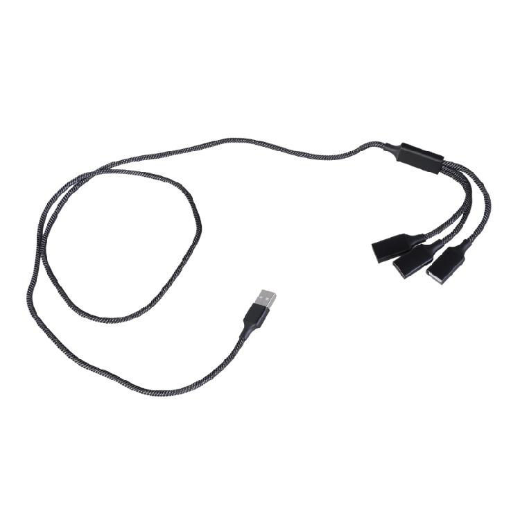 Highly Speed USB2.0 Hub MultiSocket USB Splitter Cable for Seamlessly Connection of Multiple Peripherals Devices