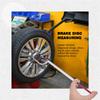 The New Brake Disc Measuring Tool 0-45Mm Thickness Measuring Ruler Calipers For Motorcycles Cars Brake Disc Wear Test Detection
