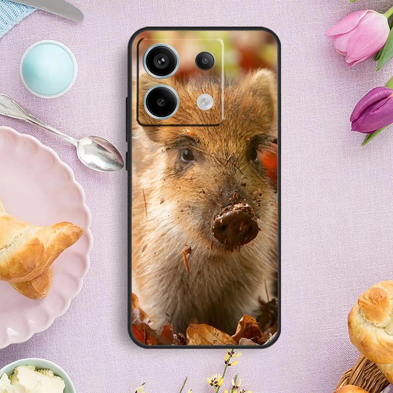 wild boar Case For Xiaomi Redmi Note 12 11 9 10 13 Pro Plus 9S 10S 11S 12S Redmi 12 10 C 9C 13C Cover