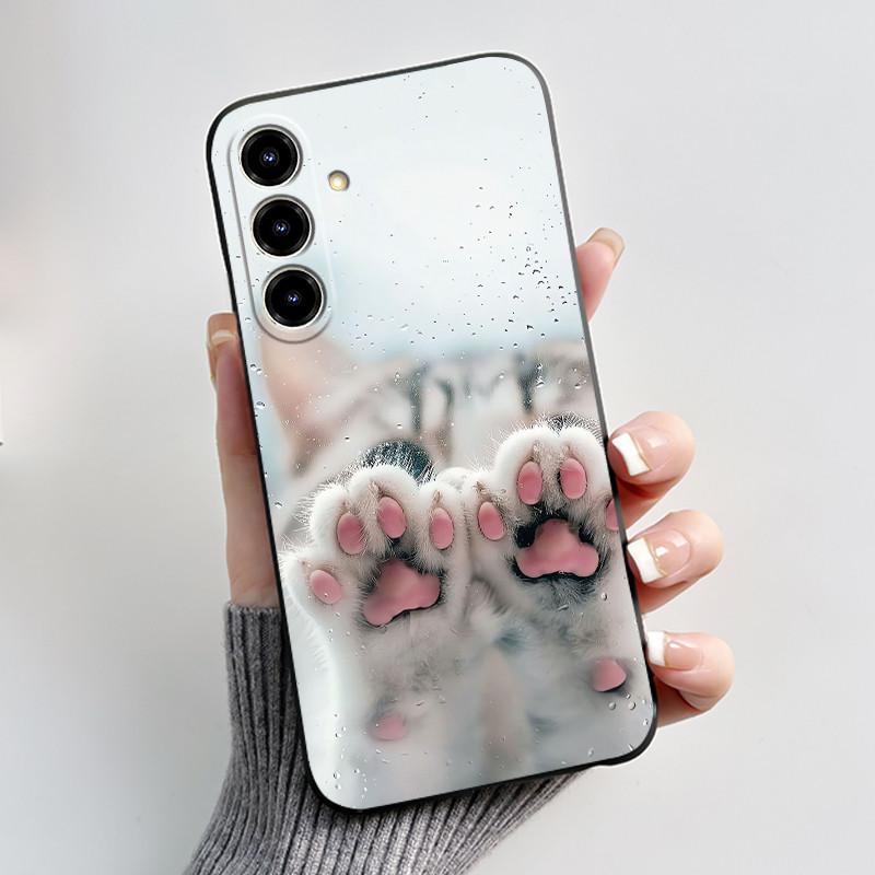New Design Phone Case For ZTE Blade V80 Max/Nubia V80 Max Jelly Black Anti-scratch Soft Casing Colorful Rosy Cloud Pattern Shell