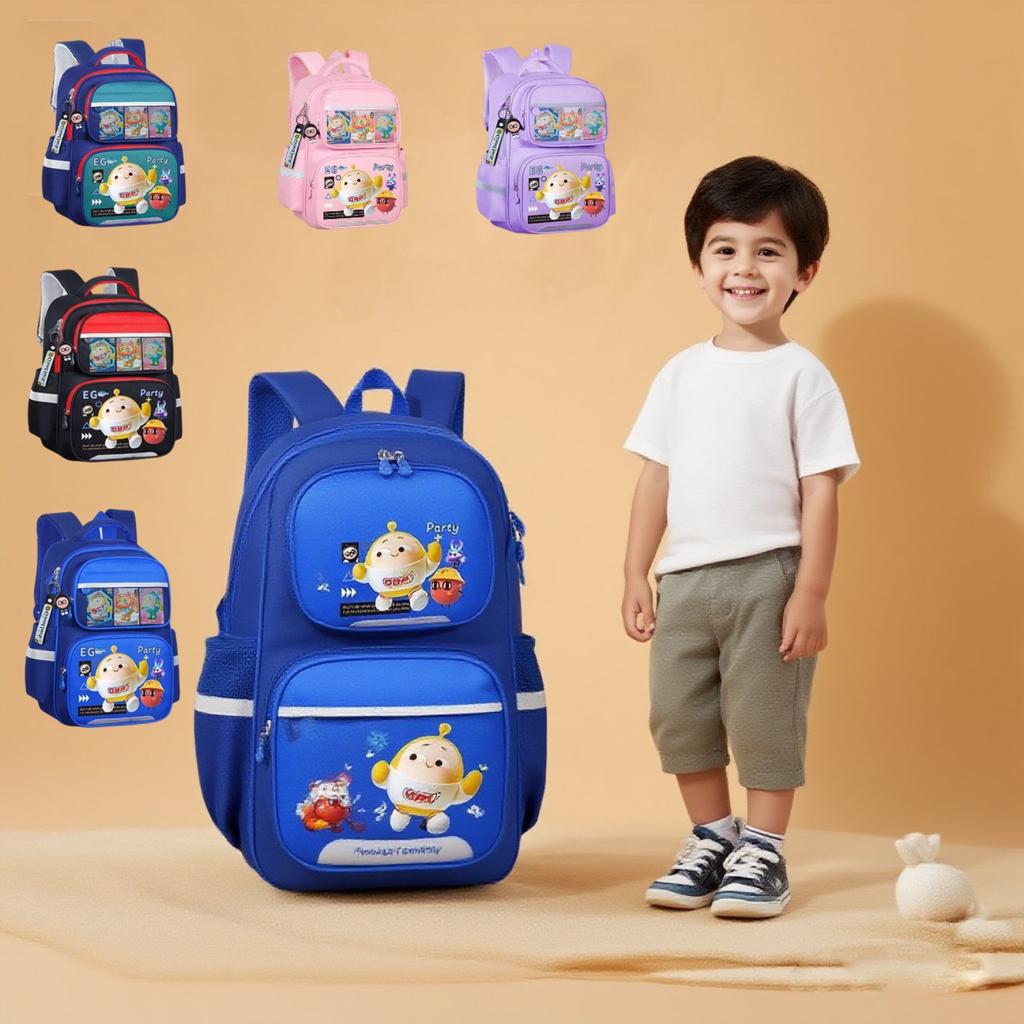 Children's Backpack, Boys, Elementary School Students, Large Capacity, Girls Reduce Burden, Spinal Backpack