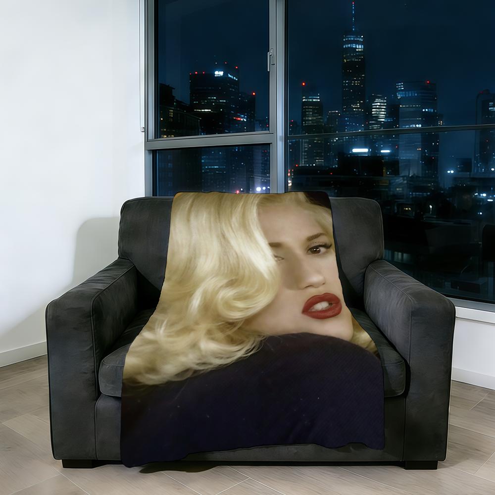 Blanket Super Warm Comfortable Singer Stefani G-Gwen Plush Throw Blanket Child Home Sofa Bedroom Gift
