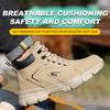 Waterproof Safety Shoes Men Steel Toe Boots Anti-smash Anti-puncture Indestructible Protective Boots Womens Construction Shoes