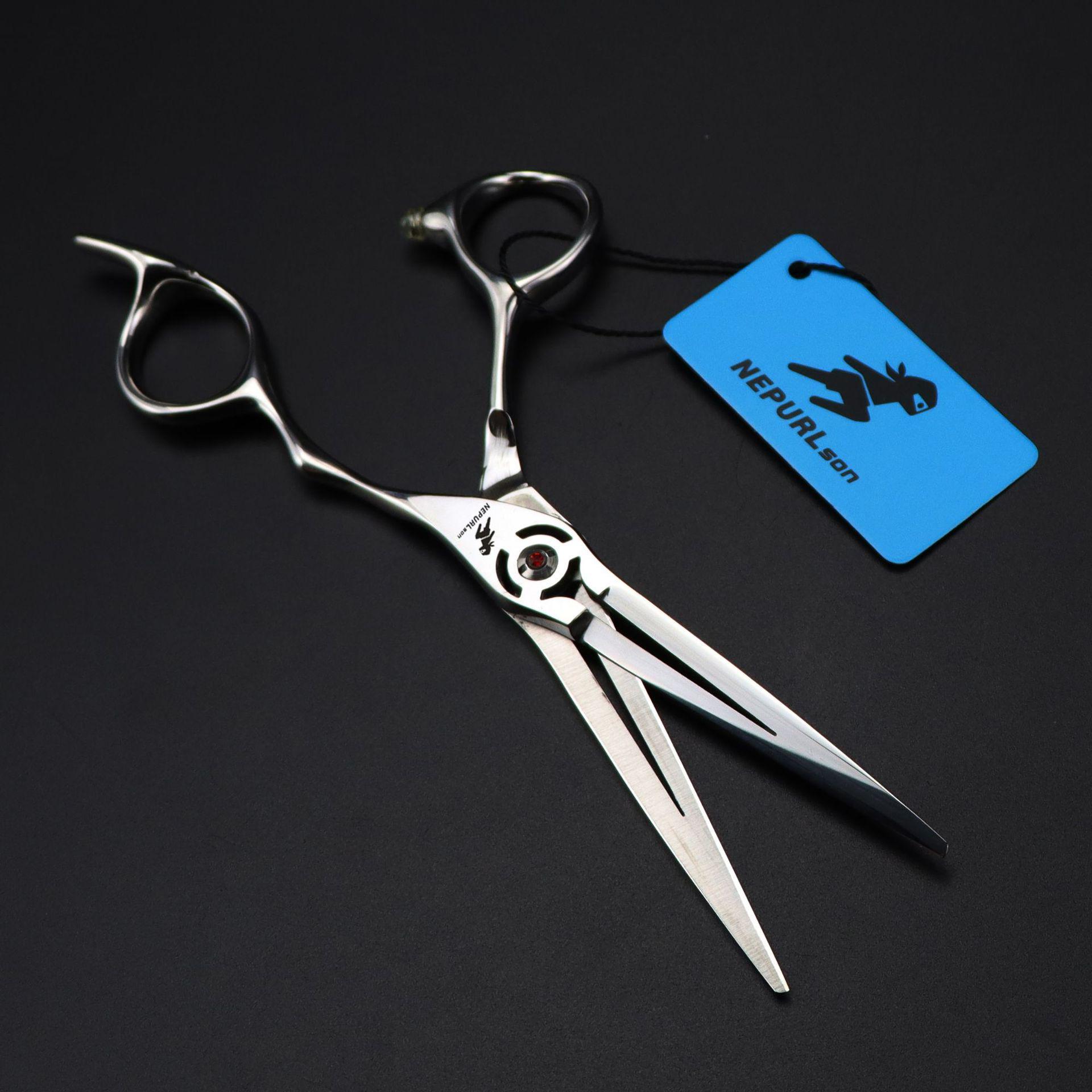 Napson 6.0 Personalized Fire Wheel Style Hairdressing Scissors