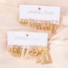 20Pcs Exquisite Simple C-shaped Twisted Hoop Earrings Set Punk Geometric Earrings Charming Women's Wedding Party Dating Zircon