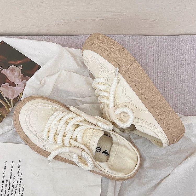 Summer new two wear with niche original canvas shoes
