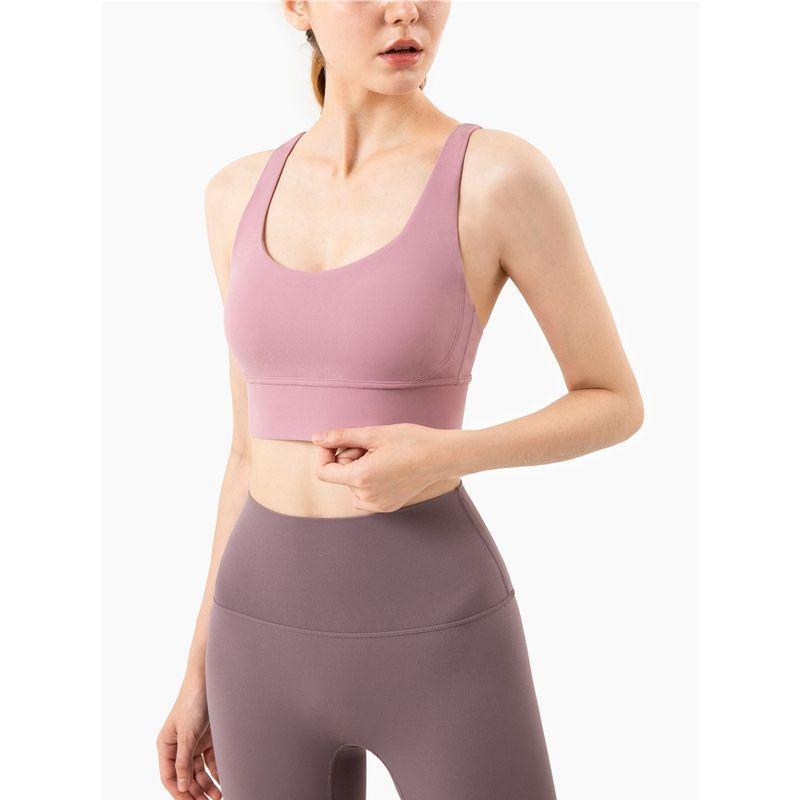 New Arrival Sports Intimates Women's Autumn Bubble Wrap Push up Bras High Strength Fitness Training Yoga Clothes Vest Bra Summer