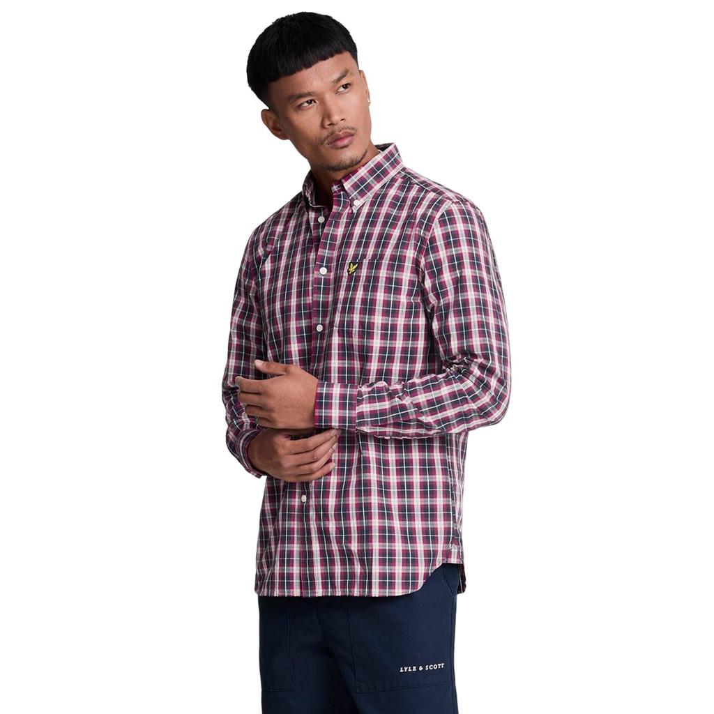 Lyle & Scott Mens Checked Washed Shirt