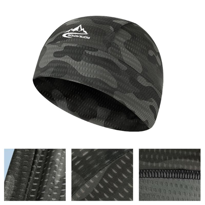 2 Pack Multi Purpose Cooling Headwear Elastic Helmet Liner Cap for Active Lifestyles & Sports Gear