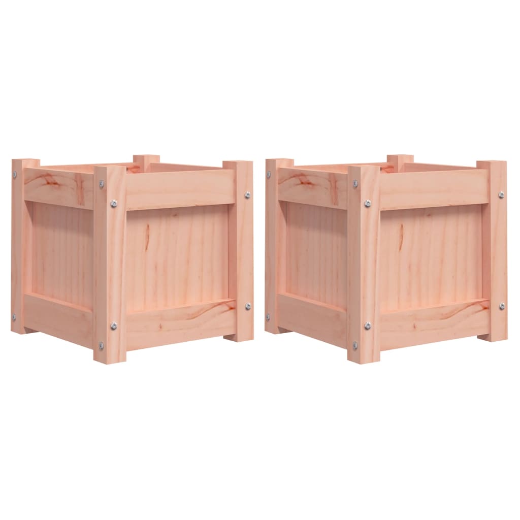 Planters 2 Pcs Solid Douglas Fir Wood