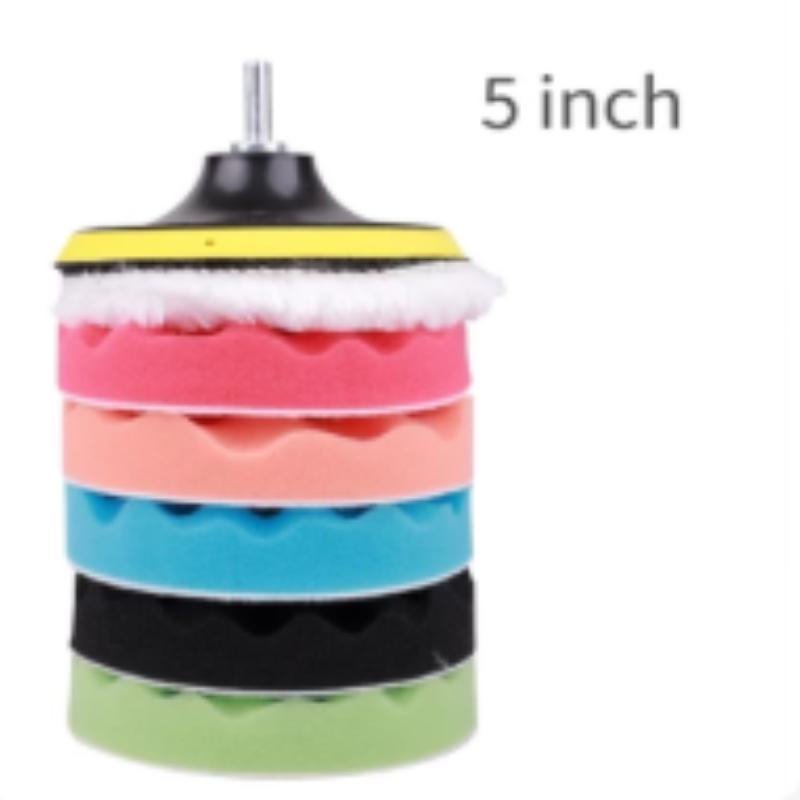11/8/5Pcs Buffing Waxing Polishing Sponge Pads Kit Set For Car Polisher(3/4/5 Inch)