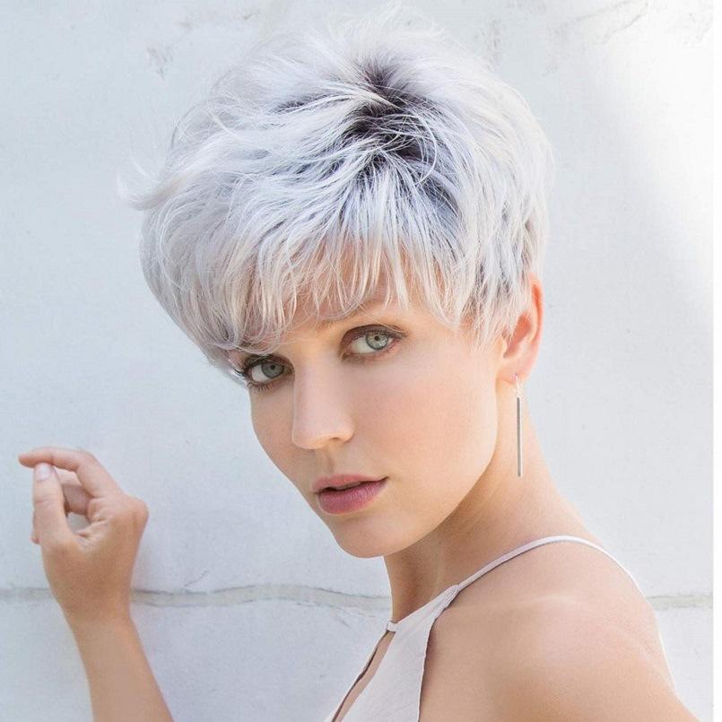 European and American Wig Women's Fashionable Short Curly Fluffy Synthetic Hair Wig