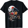 Werewolf Biker Gift for Lovers Motorcycle Costume T-Shirt