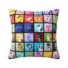Cartoon M-My Little Ponys Pillowcase Doublesided Printing Polyester Cushion Cover Decorative Pillow Case Cover Home Square 40*40