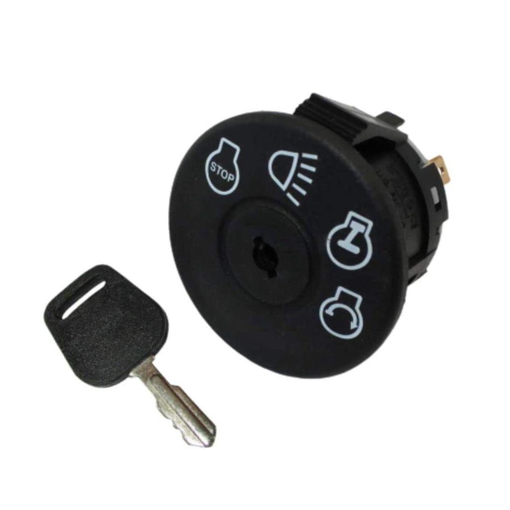 2er-Pack Zündschloss mit 2 Schlüsseln für L100 L105 L107 L108 L110 L111 L118 L120 L130 Rasentraktoren Aufsitzmäher – 4 Schlüsselpositionen