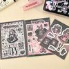 Korean Cute Maid Devil Angel Girl Stickers Scrapbooking DIY Album Decoration Sticker Aesthetic Personalized Kawaii Stationery