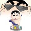 Adorable Crayon Shin-chan Pvc Figure Bathroom Theme Collectible Doll 13cm Height