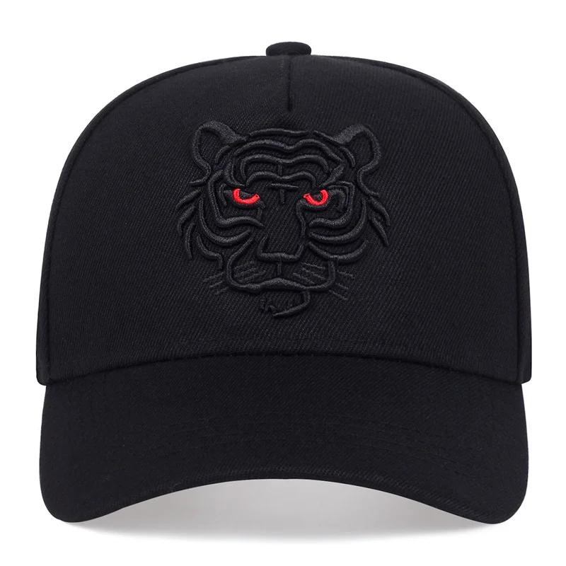 Unisex Tiger Embroidery Baseball Caps Spring and Autumn Outdoor Adjustable Casual Hats Sunscreen Hat Sports Cap