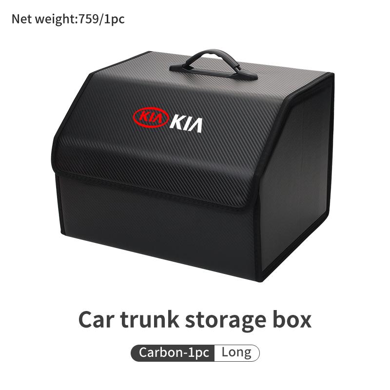 For KIA Car Trunk Storage Box Foldable Large Capacity Trunk Organiser Sportage Rio Ceed Niro Soul Stonic Picanto Proceed