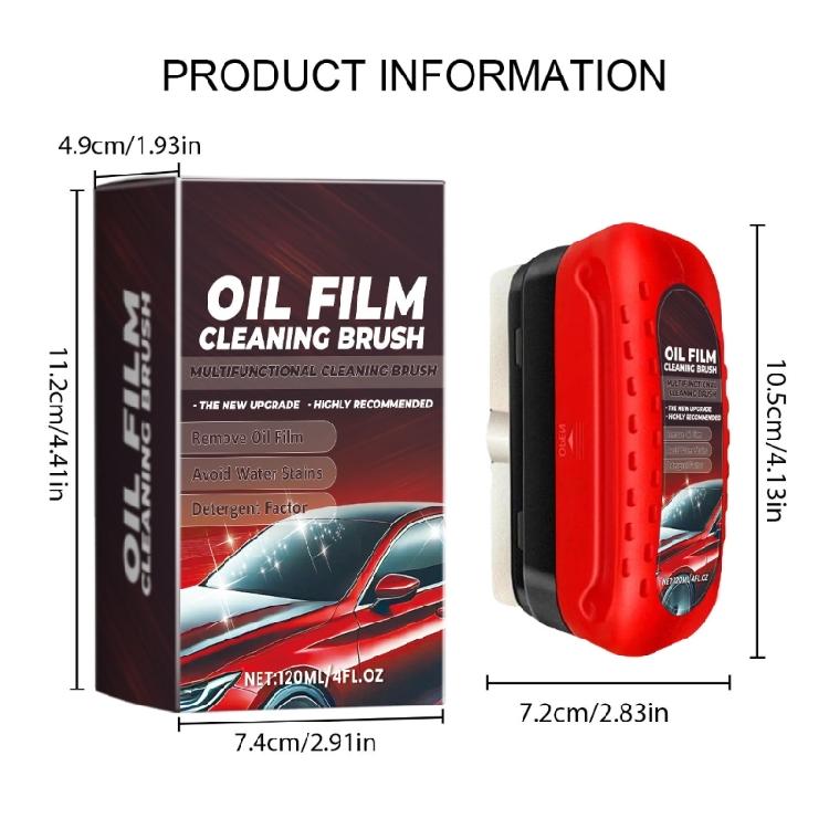 Skleněný odstraňovač olejového filmu pro auto Automobilový kartáčový nástroj Rychle působící čistič skla pro bezešmouhové a chráněné čelní sklo