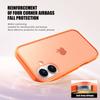 For iPhone 17 Case Skin Feel Frosted PC+TPU Protective Phone Cover